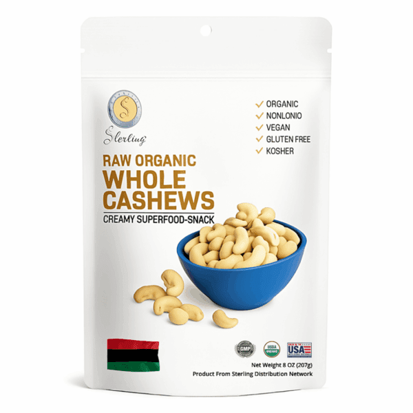 Sunshine 🌞 Raw Organic Whole Cashew Nuts 16 oz